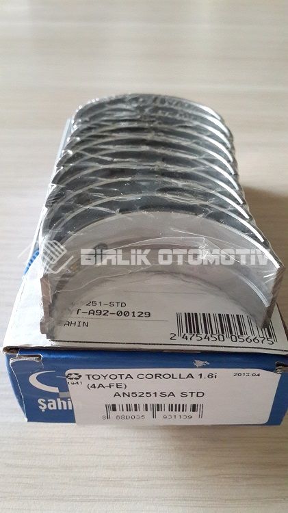 COROLLA AE92-ANA YATAK STD 1,6CC 88-92 / AE101 93-98 / AE111 99-00 COROLLA AE92-ANA YATAK STD 1,6CC 88-92 / AE101 93-98 / AE111 99-00